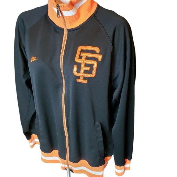 Nike SanFrancisco Giants M 2XL Full Zipper Retro Jacket MLB Baseball Cooperstown - Picture 5 of 10